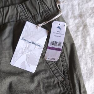 Tommy Bahama Olive Cargo Shorts